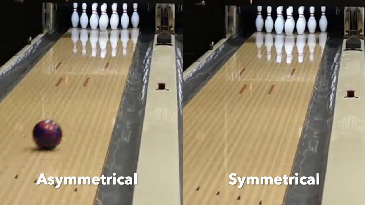 What Is The Difference Between Symmetric And Asymmetric Bowling Balls?
