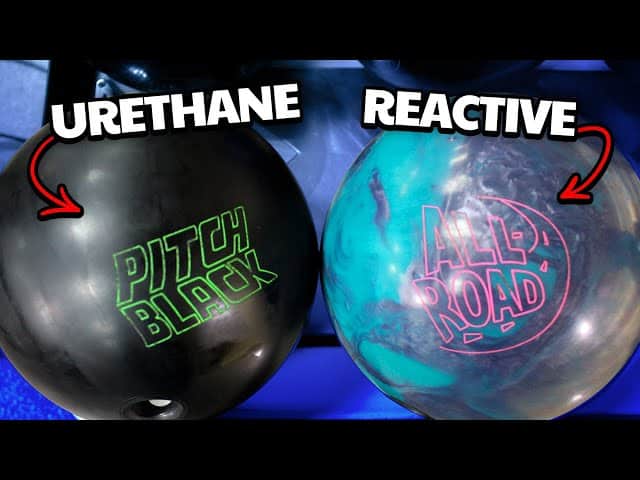 whats the difference between reactive and plastic bowling balls 2