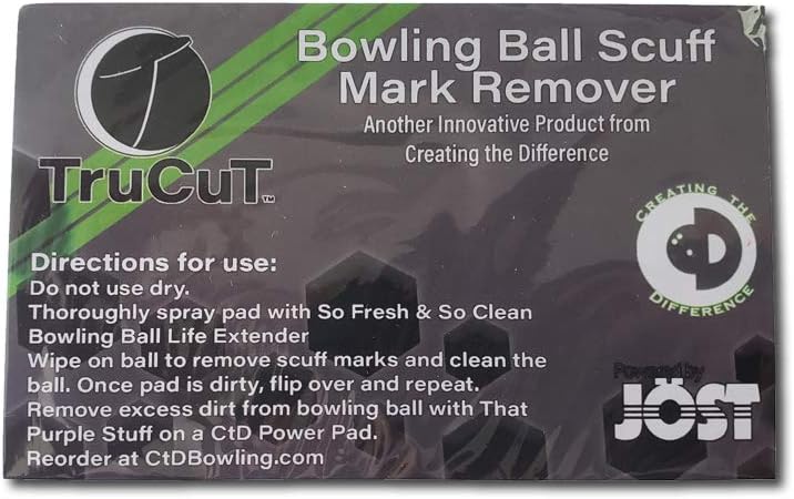 Creating the Difference TruCut Scuff Mark Remover for Bowling Balls | Removes Dirt  Scuff Marks | Bowling Ball Cleaner | Bowling Supplies  Accessories
