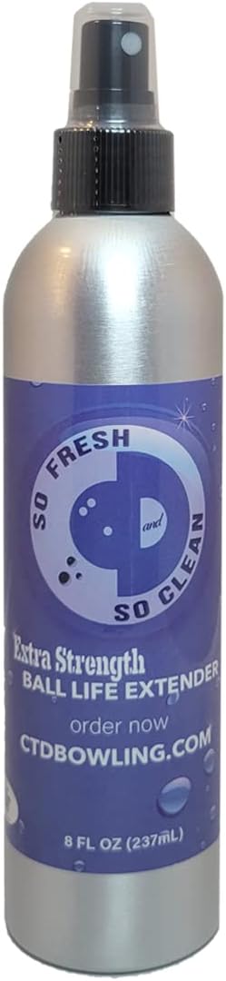 So Fresh  So Clean Bowling Ball Life Extender | 8 oz Spray Bottle