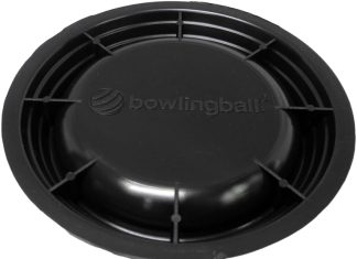 bowlingballcom basic black bowling ball cup holds bowling ball in place for displaying cleaning sanding storing compatib 2