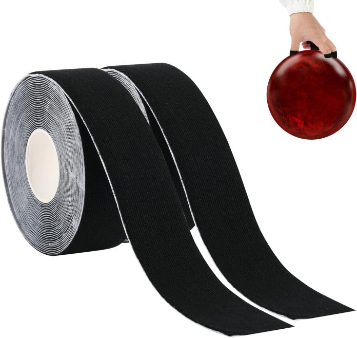 cosmos set of 2 rolls bowling finger tape thumb tape elastic bowling ball thumb tape protective bowling accessories for