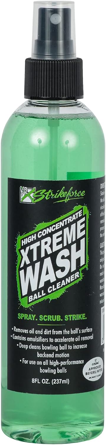 KR Strikeforce Bowling Ball Cleaners - Five Different Specifically Engineered Cleaners 8oz - All are USBC Approved and PBA Registered Products