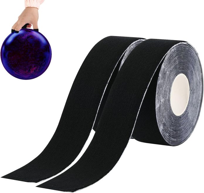 usunqe pack of 2 rolls elastic bowling ball thumb tape bowling finger tape thumb tape protective bowling accessories for