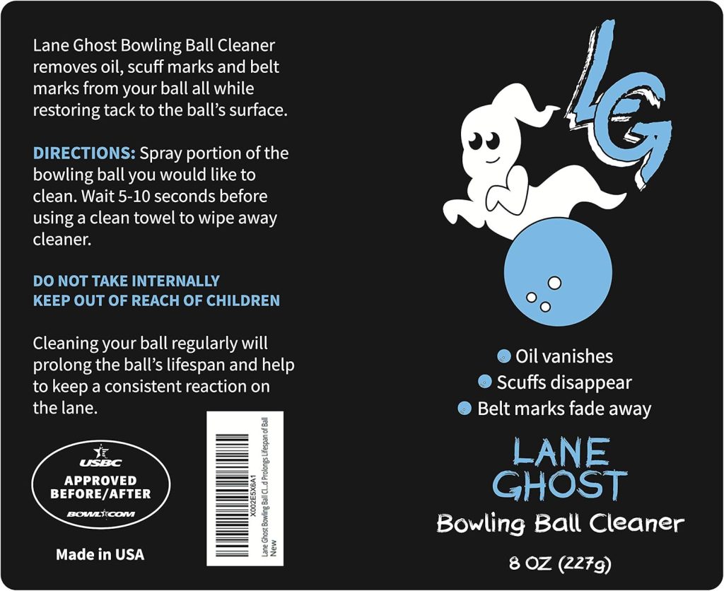 Bowling Ball Cleaner Spray Kit - 2 Pack - USBC Approved - Oil, Scuff, and Belt Mark Cleaner - Restores Tack and Prolongs Lifespan of Ball Bowling Ball Cleaner Spray Kit - 2 Pack - USBC Approved - Oil, Scuff, and Belt Mark Cleaner - Restores Tack and Prolongs Lifespan of Ball