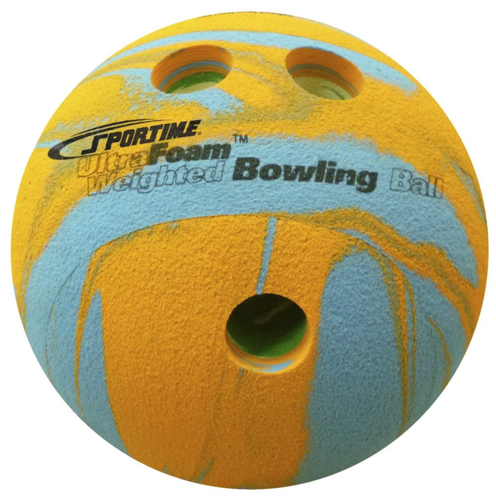 Sportime UltraFoam Bowling Ball, Weighted, Multi-Color, 1 Pound - 019899 Sportime UltraFoam Bowling Ball, Weighted, Multi-Color, 1 Pound - 019899